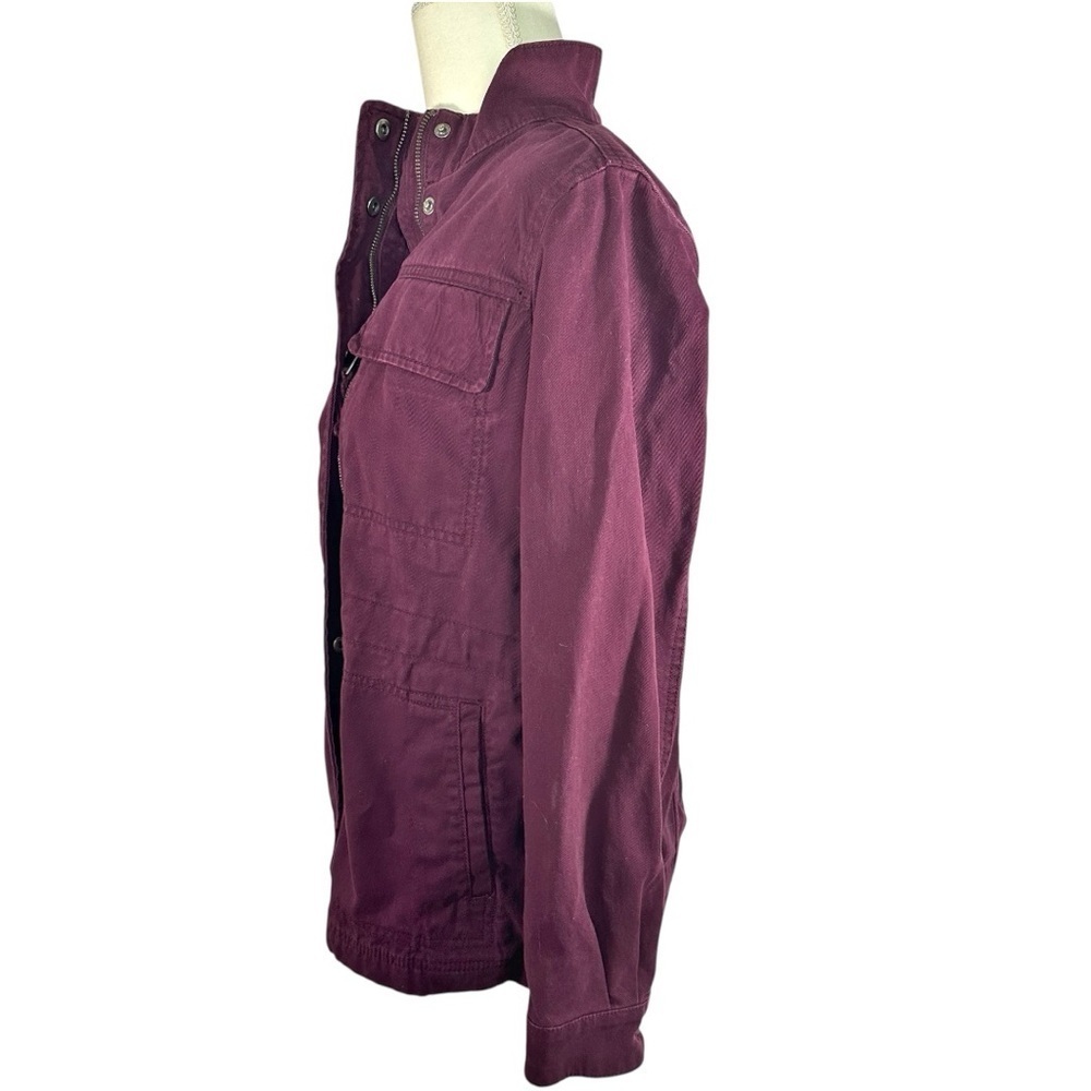 GAP- Burgundy Zip Up Warm Coat- Size S - Picture 5 of 7